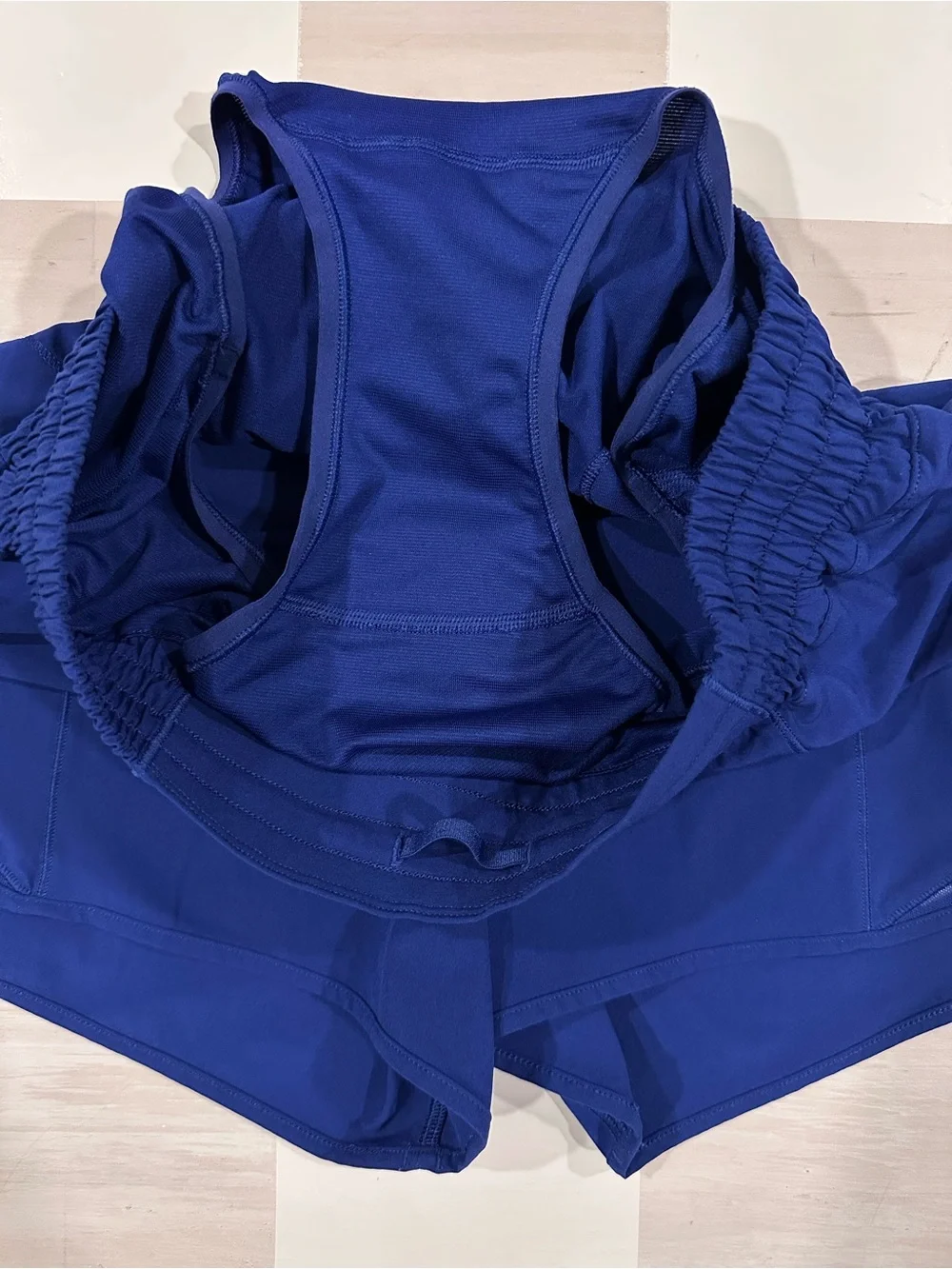 lululemon hotty hot high rise short 4” long cerulean blue/blazer blue tone W7AYX